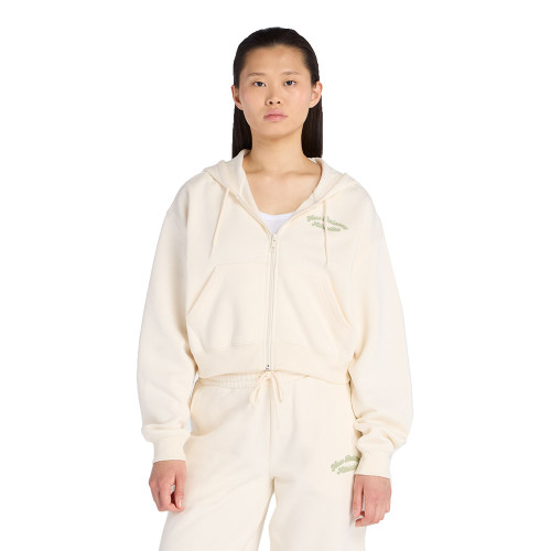 New Balance Γυναικεία ζακέτα Linear Heritage Fleece Full Zip